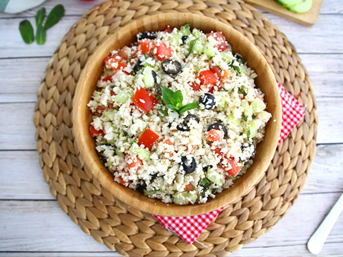 Resepti Kukkakaali tabbouleh 100 % kasviksia