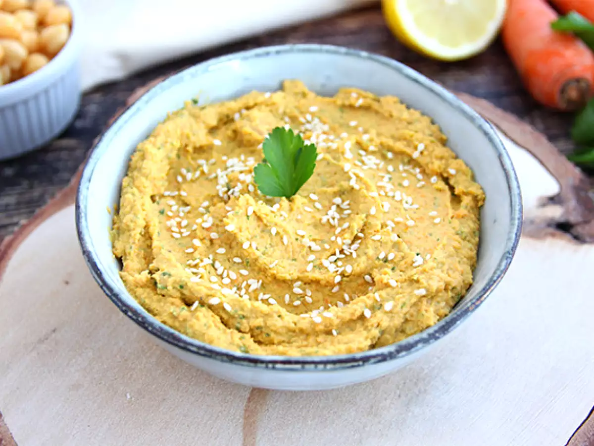 Resepti Porkkana-hummus