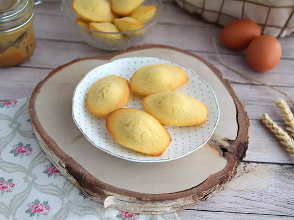 Resepti Tavalliset madeleines