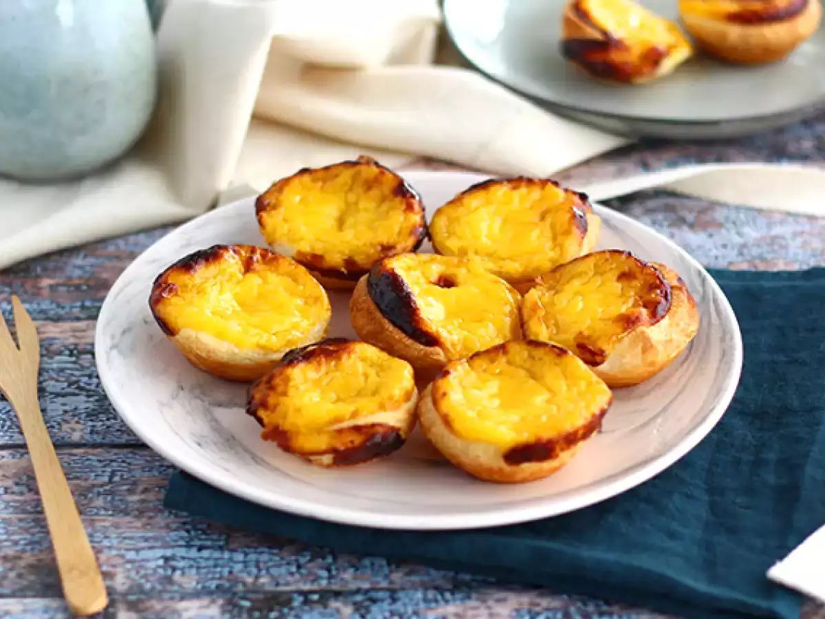 Resepti Pasteis de nata (portugalilaiset leivonnaiset)