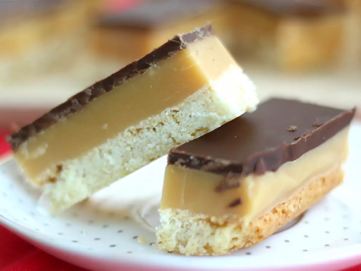 Resepti Kotitekoinen twix tai millionaire shortbread