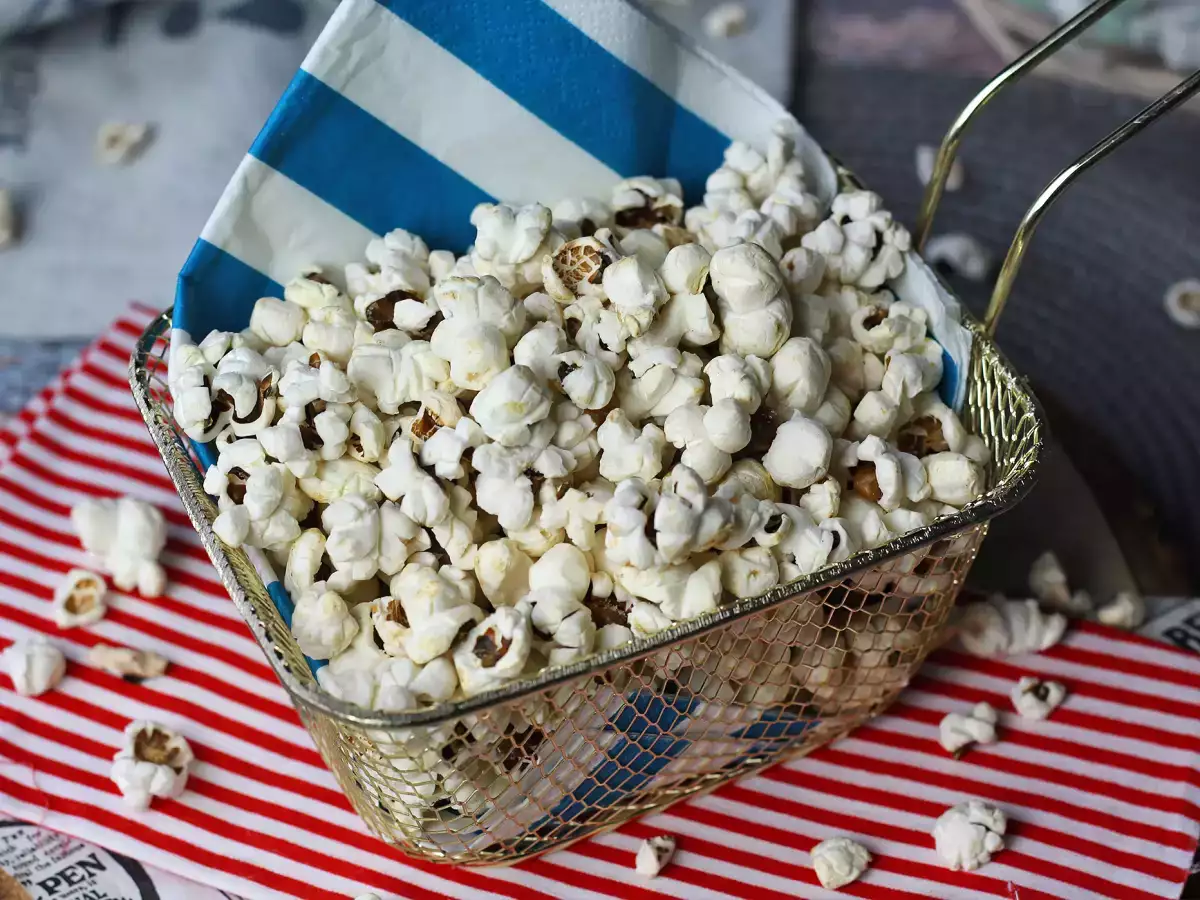 Resepti Popcornia airfryerissa – kyllä, se onnistuu!