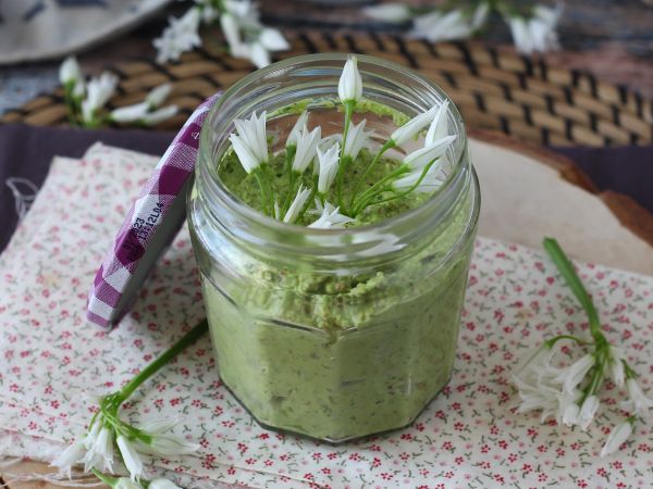 Resepti Karhun valkosipulipesto, tuoksuva ja supermaukas!