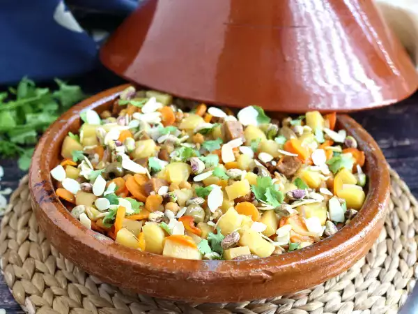 Resepti Kasvis-tajine (kokkaa seitania kanssamme!)