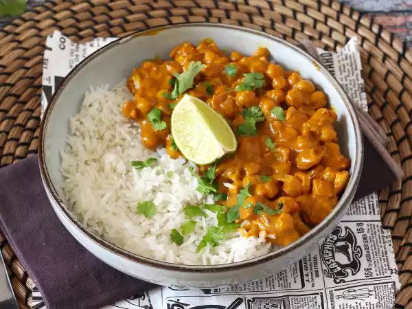 Resepti Kikhernecurry, super herkullinen vegaaninen resepti