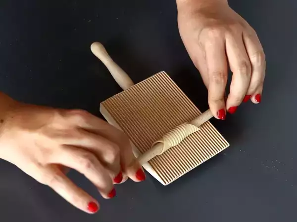 Resepti Miten valmistetaan garganelli munasta