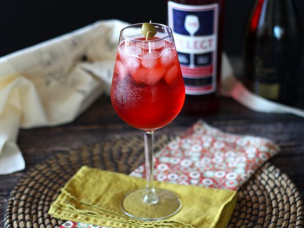 Resepti Venetsialainen spritz, oikea resepti, joka on valmistettu selectin kanssa.