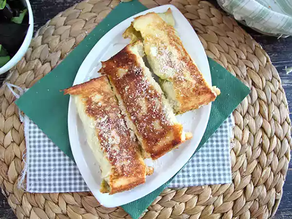 Resepti Suolainen paahtoleipä pestolla
