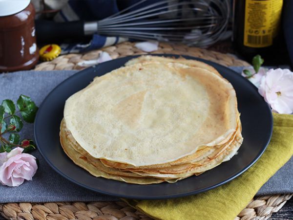 Resepti Oluen kanssa pannukakkutaikina