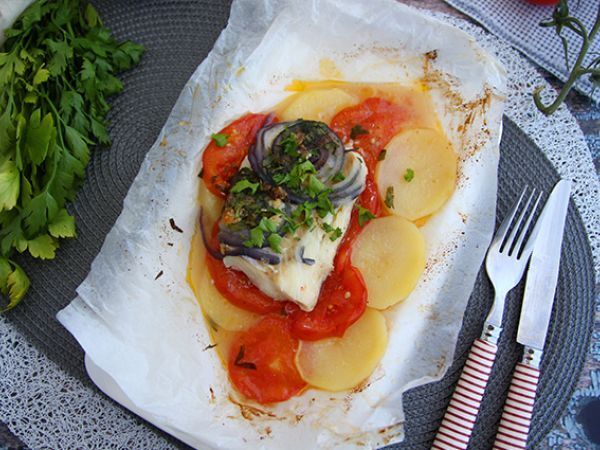 Resepti Turskapapillote
