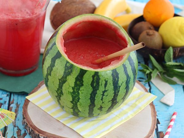 Resepti Vesimeloni-gin-cocktail