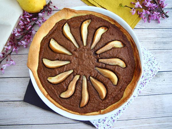 Resepti Päärynä- ja suklaapiirakka