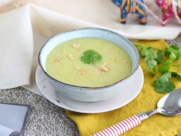 Resepti Purjo-, kookosmaito- ja currykeitto