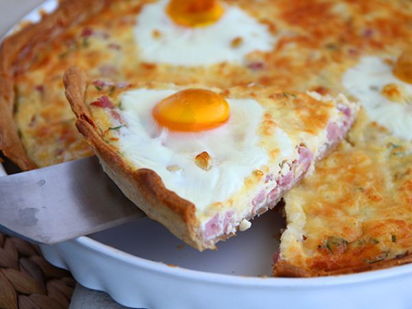 Resepti Munakokkeli kinkun ja juuston kanssa