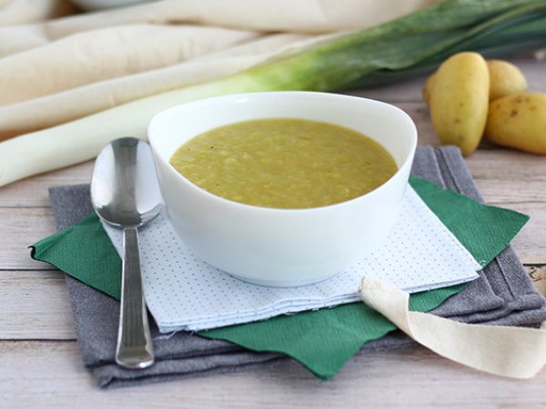 Resepti Nopea ja helppo purjo-perunakeitto