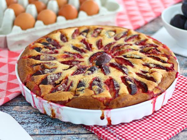 Resepti Brioche-luumutorttu