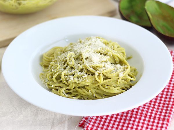 Resepti Avokadopasta carbonara