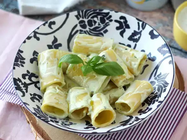 Resepti Ricotta- ja basilika-kermapasta