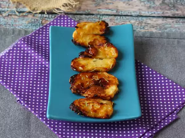 Resepti Halloumi hunajalla grillattuna air fryerissa