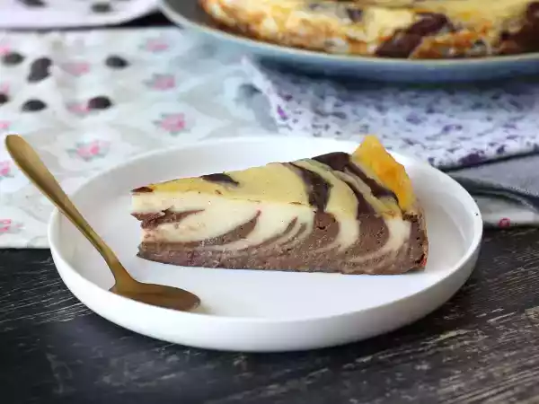 Resepti Marmoroitu flan ilman leivonnaisia, superhelppo tehdä ja taattu wow-vaikutelma.