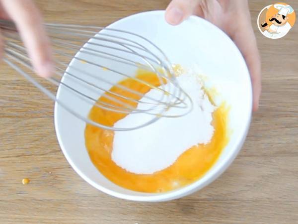 Crème brûlée - Valmistelu askel 1
