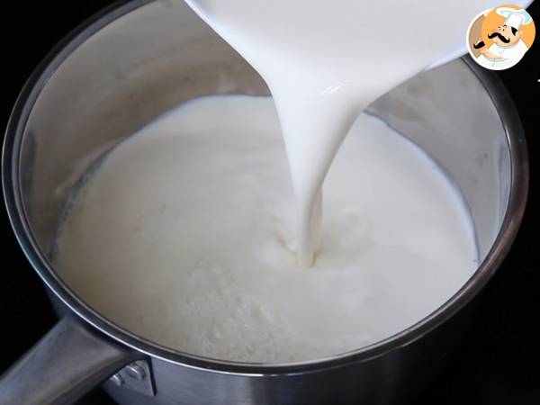 Crème brûlée - Valmistelu askel 2