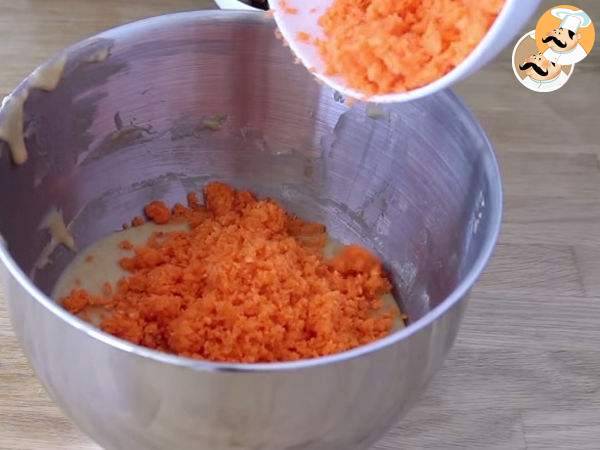 Porkkanakakku - herkullinen porkkanakakku resepti - Valmistelu askel 3