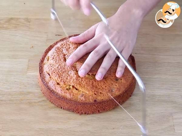 Porkkanakakku - herkullinen porkkanakakku resepti - Valmistelu askel 8