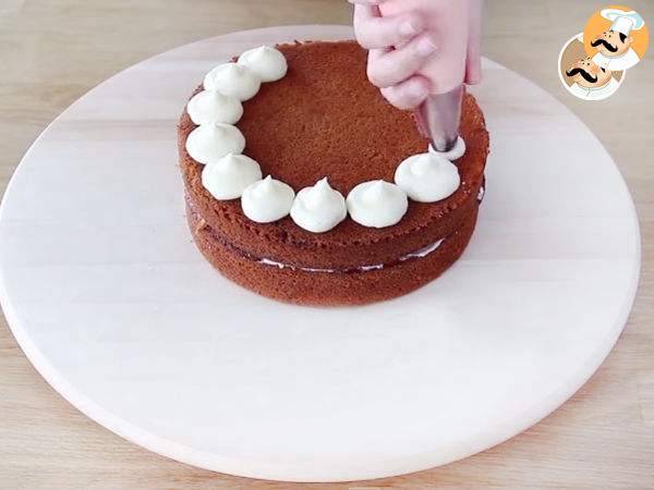 Porkkanakakku - herkullinen porkkanakakku resepti - Valmistelu askel 10