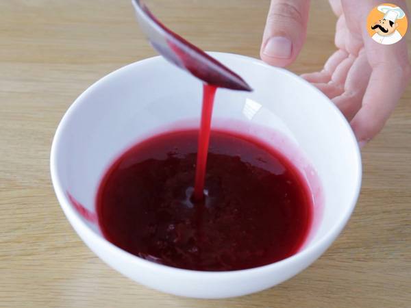Jogurtti- ja vadelmajäätelö - Valmistelu askel 6