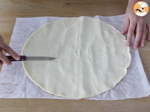 Kinder Bueno -galette des rois - Valmistelu askel 8
