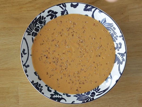 Kermainen hummus - Valmistelu askel 3