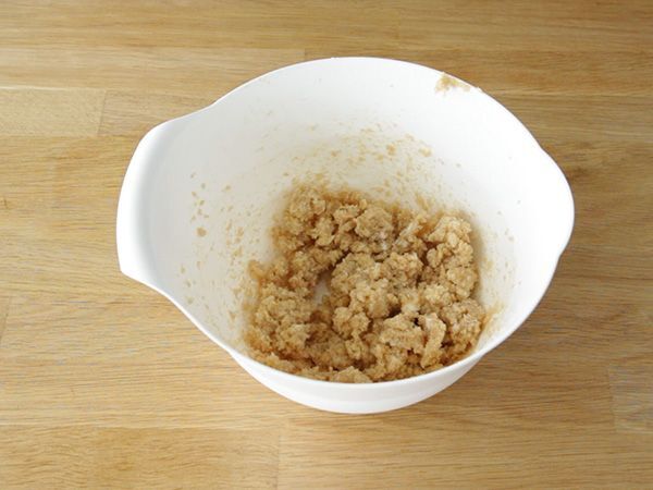 Jättikeksikakku vaahtokarkkien kanssa - Valmistelu askel 1