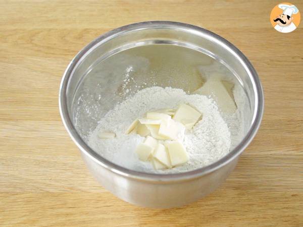 Savulohisämpylät tillin kera - Valmistelu askel 1