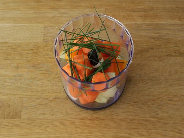 Kana-curry kookosmaidon kanssa - Valmistelu askel 2