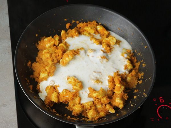 Kana-curry kookosmaidon kanssa - Valmistelu askel 6