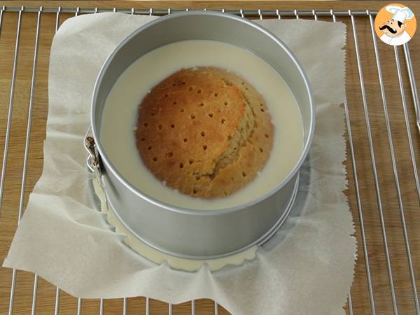 Kolmen maidon kakku Tres Leches - Valmistelu askel 9