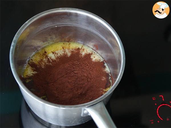Brigadeiro, pienet brasilialaiset makeiset - Valmistelu askel 1