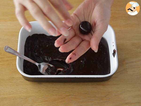 Brigadeiro, pienet brasilialaiset makeiset - Valmistelu askel 4