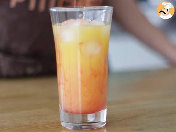 Virkistävä Tequila Sunrise - Valmistelu askel 2