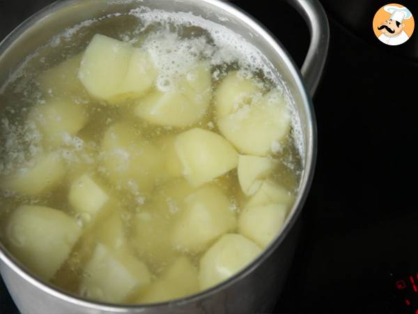 Brittiläinen Hachis parmentier - Paimenen piirakka - Valmistelu askel 4
