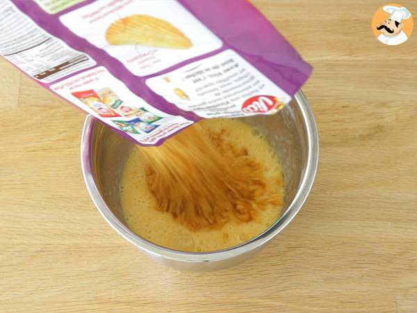Nopea tortilla sipsien kanssa - Valmistelu askel 2