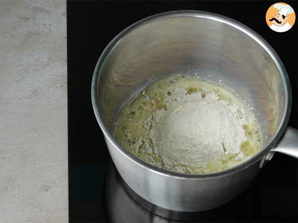 Béchamel-kastike, helppo resepti - Valmistelu askel 1