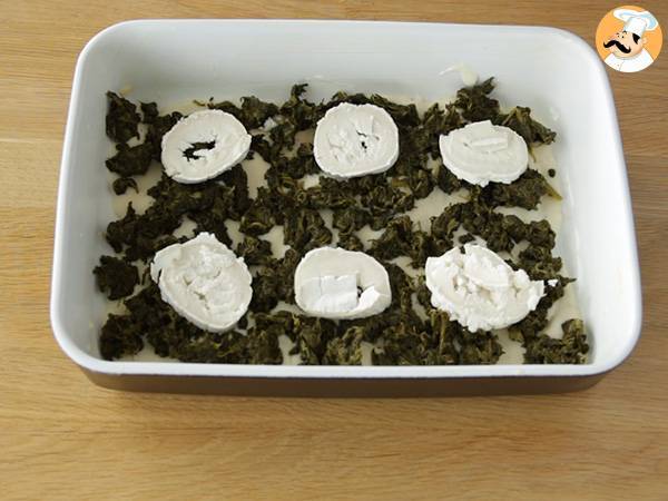 Pinaatti- ja vuohenjuustolasagne - Valmistelu askel 2