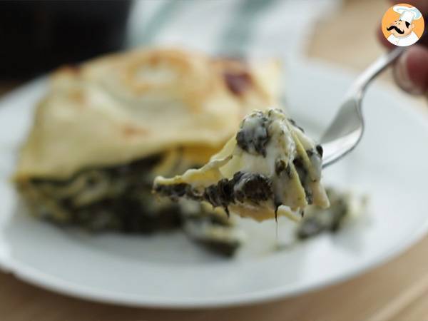 Pinaatti- ja vuohenjuustolasagne - Valmistelu askel 6