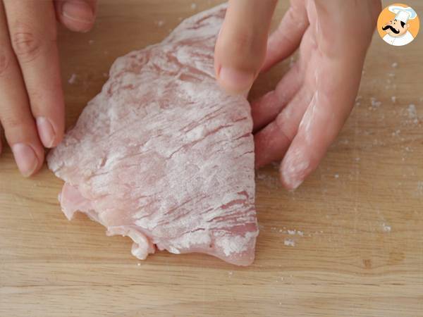 Kotitekoinen cordon bleu - Valmistelu askel 3