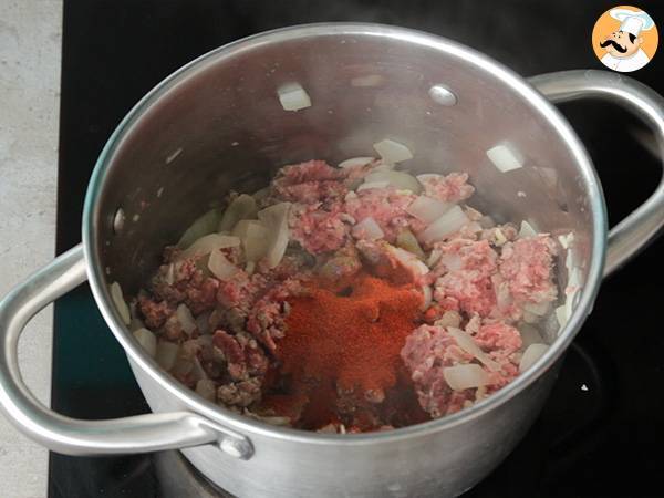 Meksikolainen chili con carne - Valmistelu askel 2