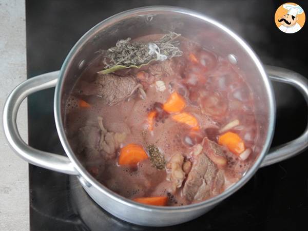 Naudanliha Bourguignon - Valmistelu askel 3