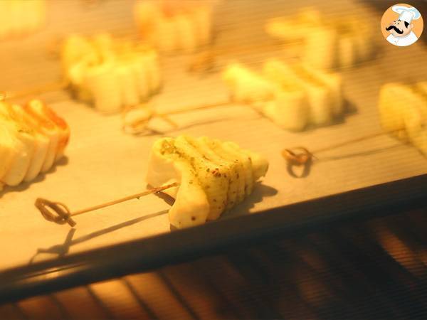 Pesto-leivonnaiset joulukuuset joulun aperitiivia varten - Valmistelu askel 5