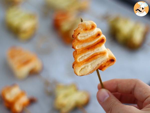Pesto-leivonnaiset joulukuuset joulun aperitiivia varten - Valmistelu askel 6